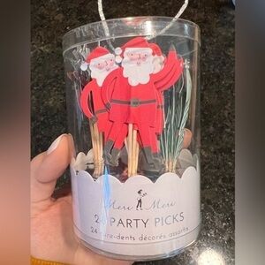 24 pack meri meri christmastree picks holiday party cupcake sweets holiday ideas